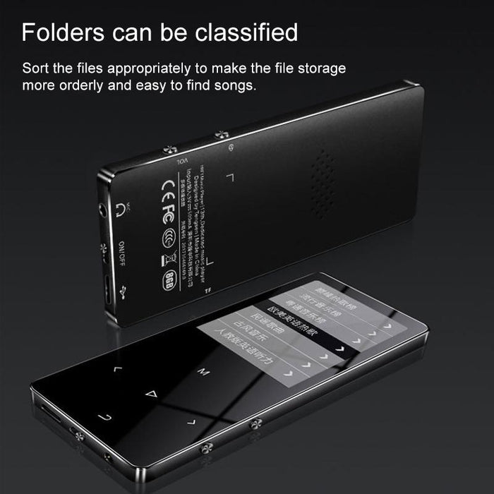1.8 Inch Metal Bluetooth Mp3 / Mp4 Player With Touch Screen 8Gb