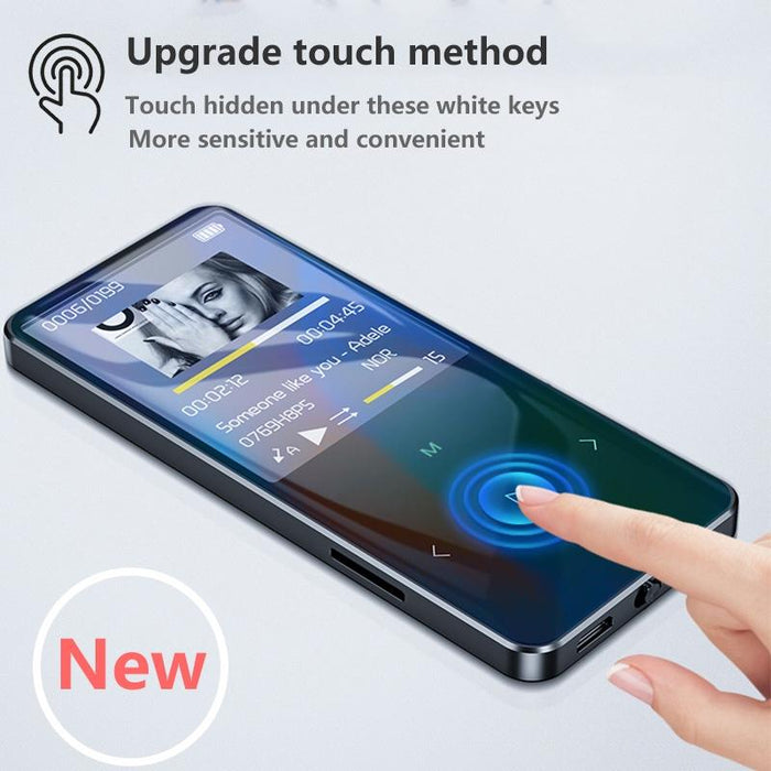 1.8 Inch Metal Bluetooth Mp3 / Mp4 Player With Touch Screen 8Gb