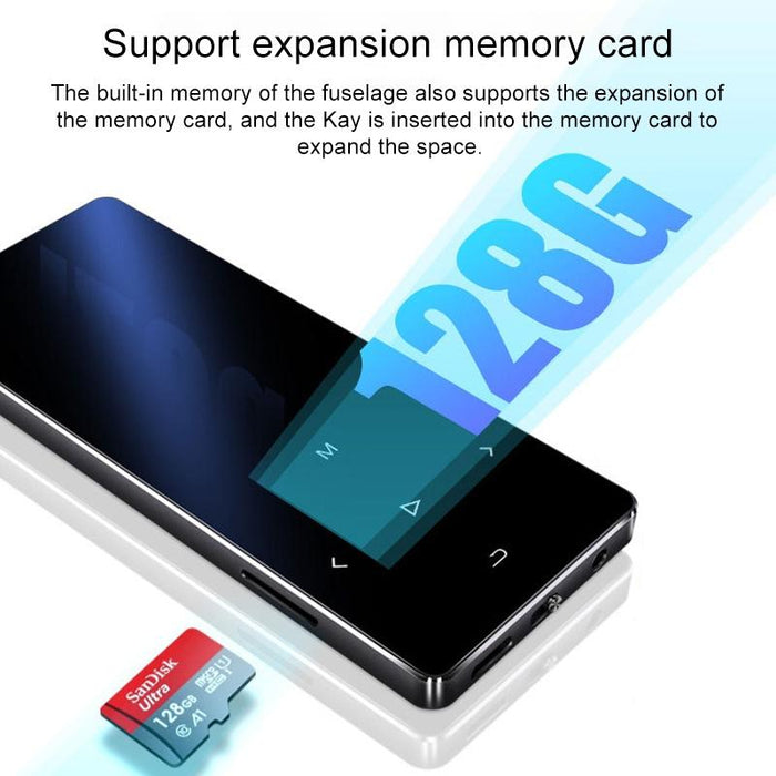 1.8 Inch Metal Bluetooth Mp3 / Mp4 Player With Touch Screen 8Gb