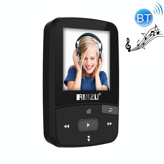 Sporty Bluetooth Mp3 Player 8Gb Clip Mini With Screen Fm Recording E Book Pedometer