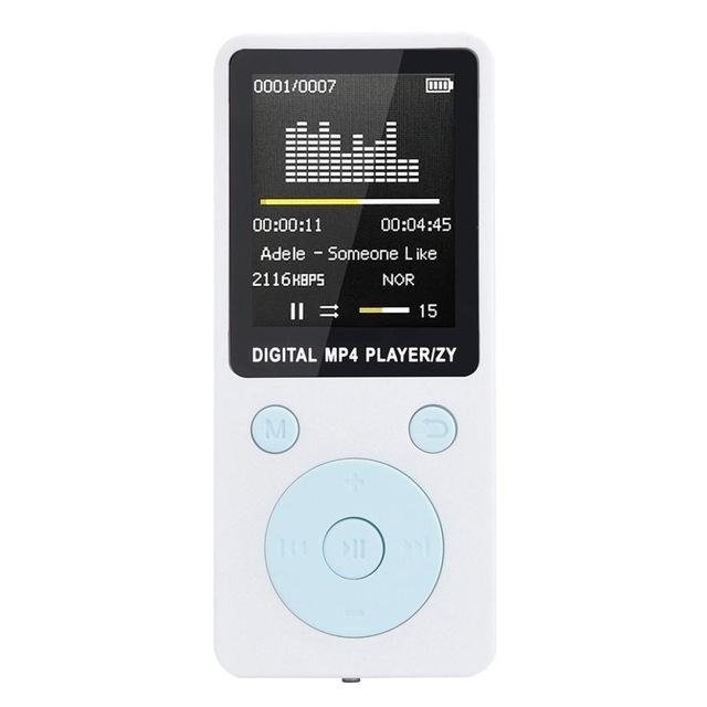 Portable Mp4 Music Player With Fm Radio & Recording Black
