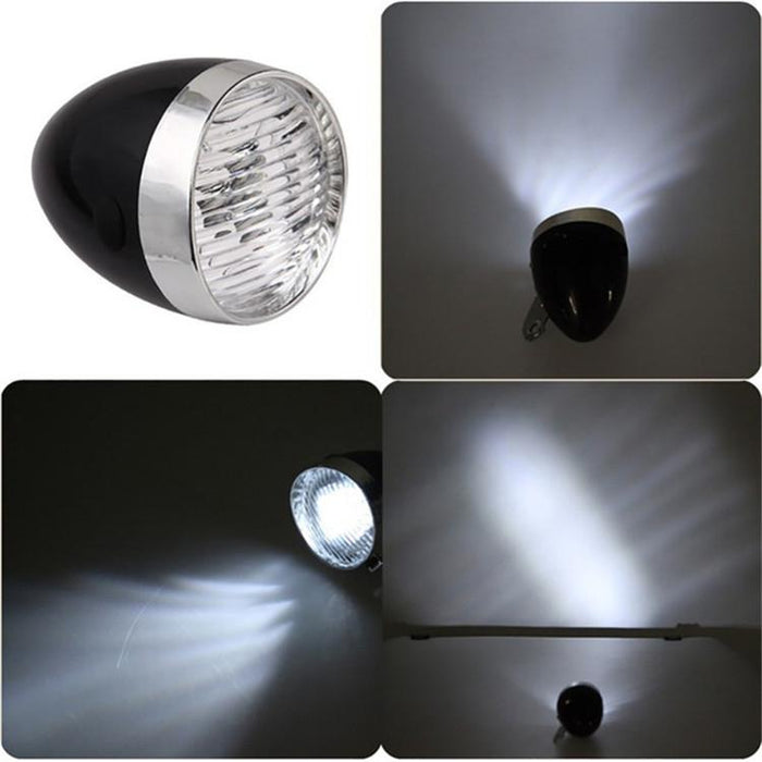 3 Led Bike Headlight For Night Safety
