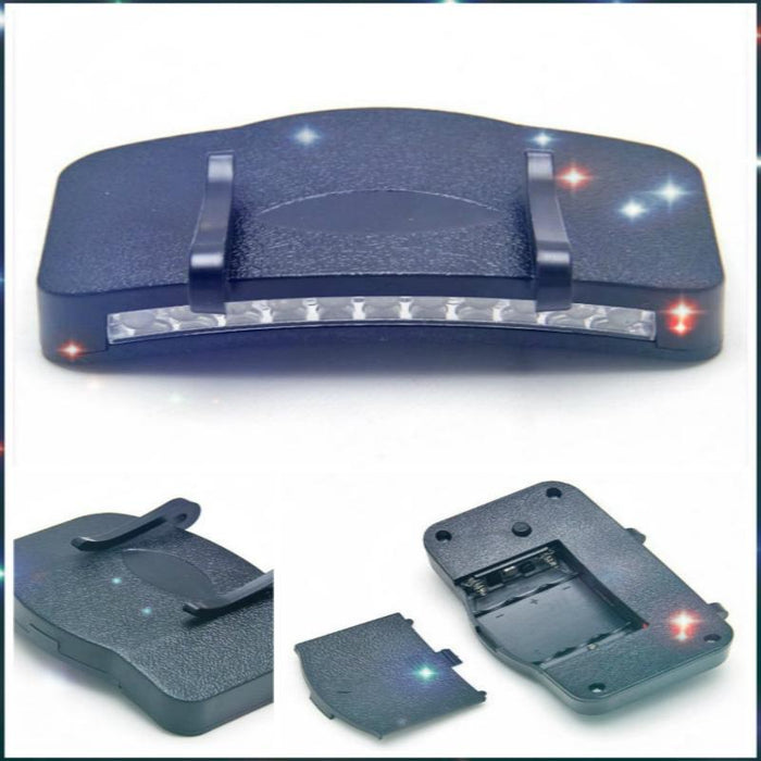 11 Led Clip-On Cap Light For Camping And Cycling