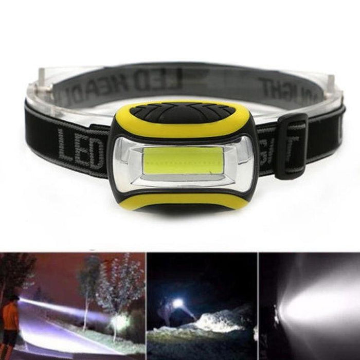 Cob Led Headlamp Flashlight 3 Modes