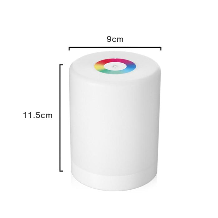 Smart Touch Dimmer Lamp Rgb Colour Change Rechargeable Night Light