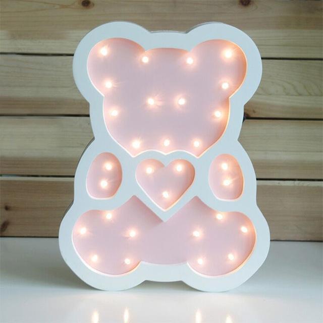 Kids Bedroom Led Night Light Decorative Wall Lamp