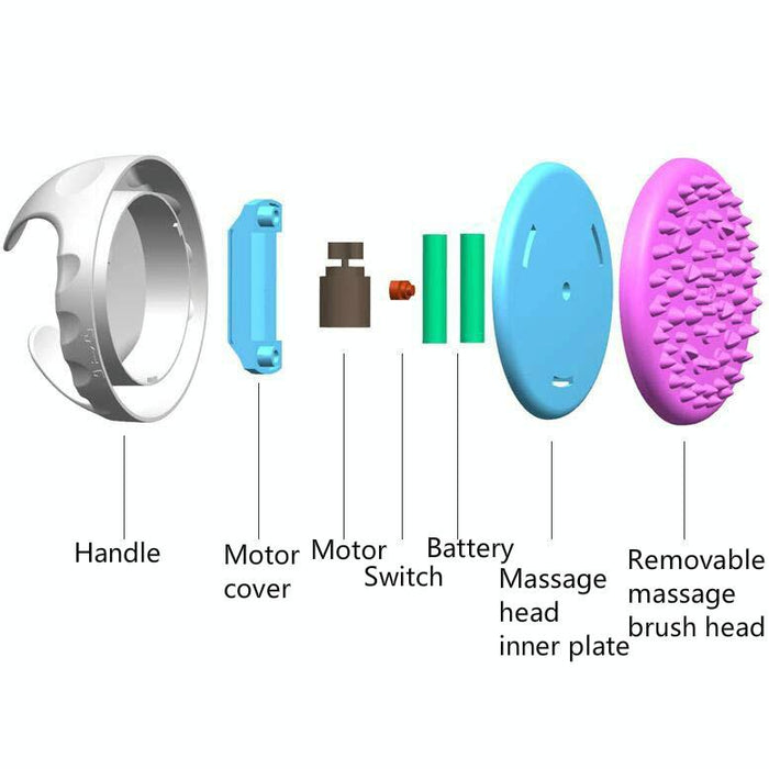 Electric Body Brush Massager Meridian Scraping Tool