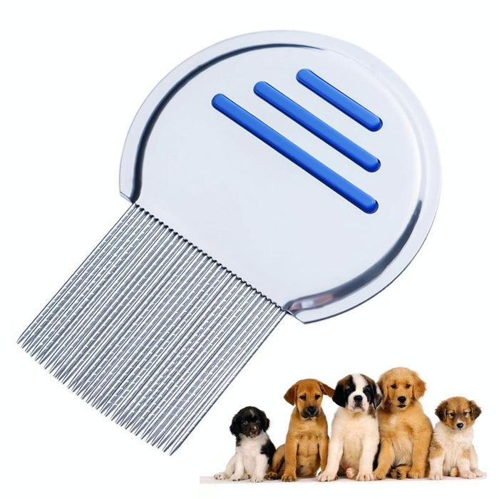 Stainless Steel Dog Flea Comb Needle Threaded