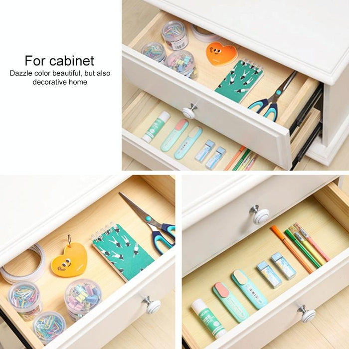 Diamond Texture Cut Off Cabinet Drawer Waterproof Dustproof Pad Mat - Size 45X150Cm