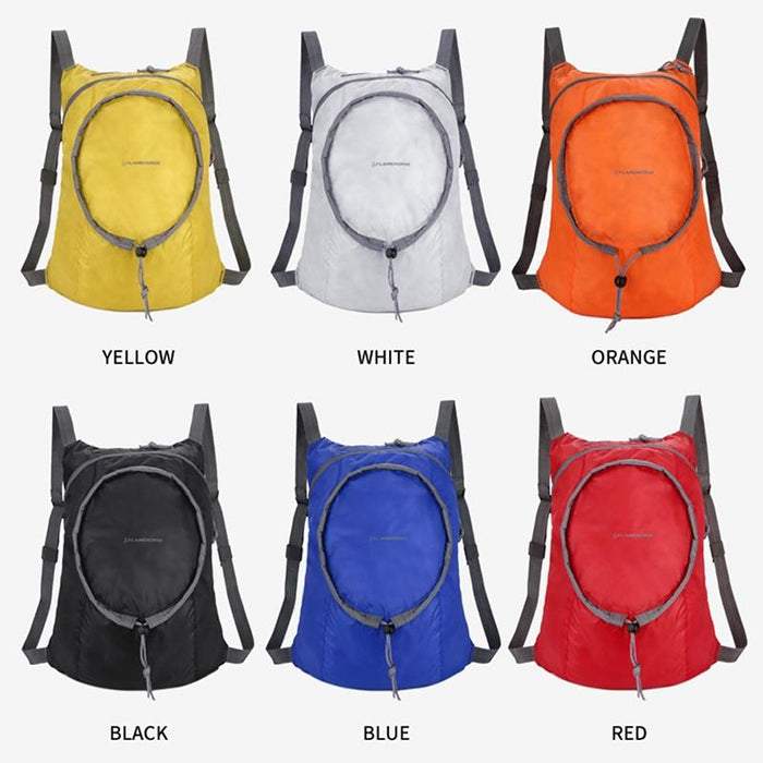 Waterproof Nylon Collapsible Backpack Lightweight Travel Bag For Women And Men