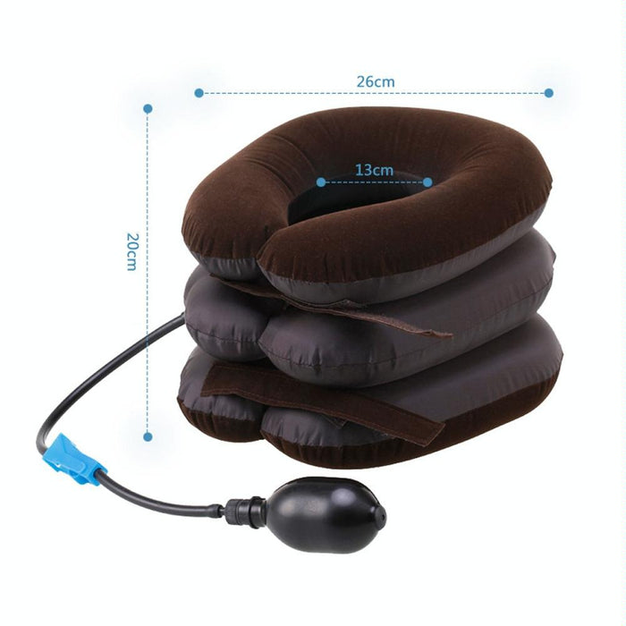 Soft Inflatable Neck Traction Device For Pain Relief Coffee