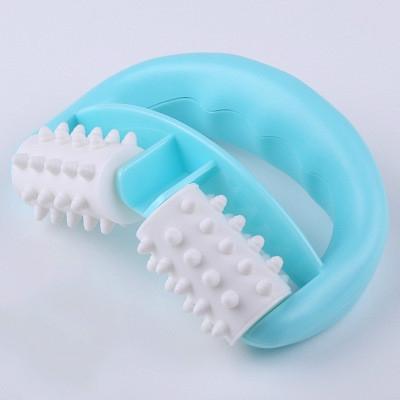 Round Handle Massager Manual Two-Wheel Plastic T9142