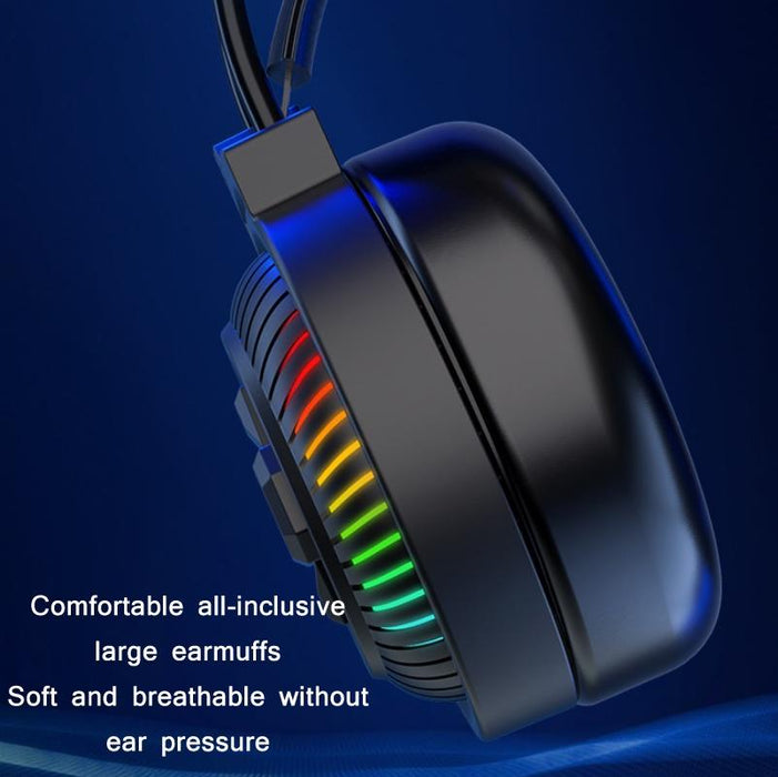Usb Head-Mounted Rgb Headset 3.5Mm White