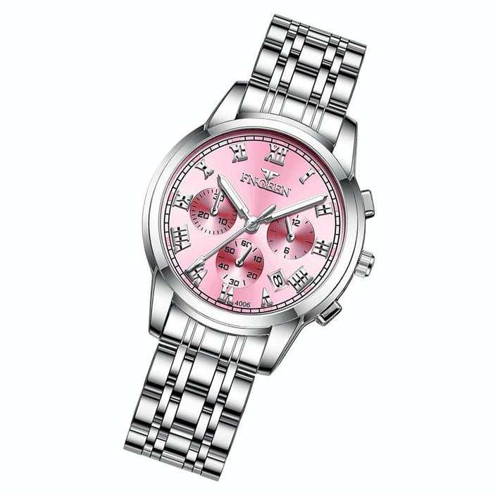 4006 Women Quartz Fashion Luminous Date Display Watch