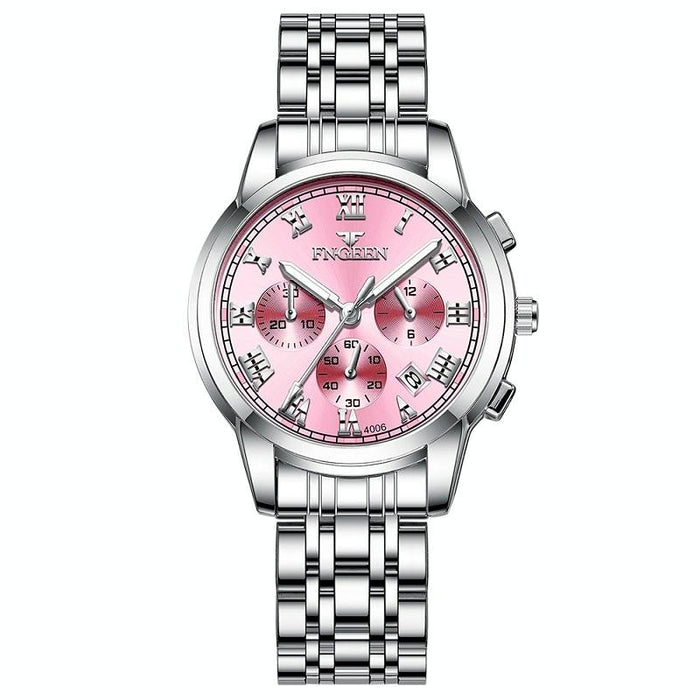 4006 Women Quartz Fashion Luminous Date Display Watch