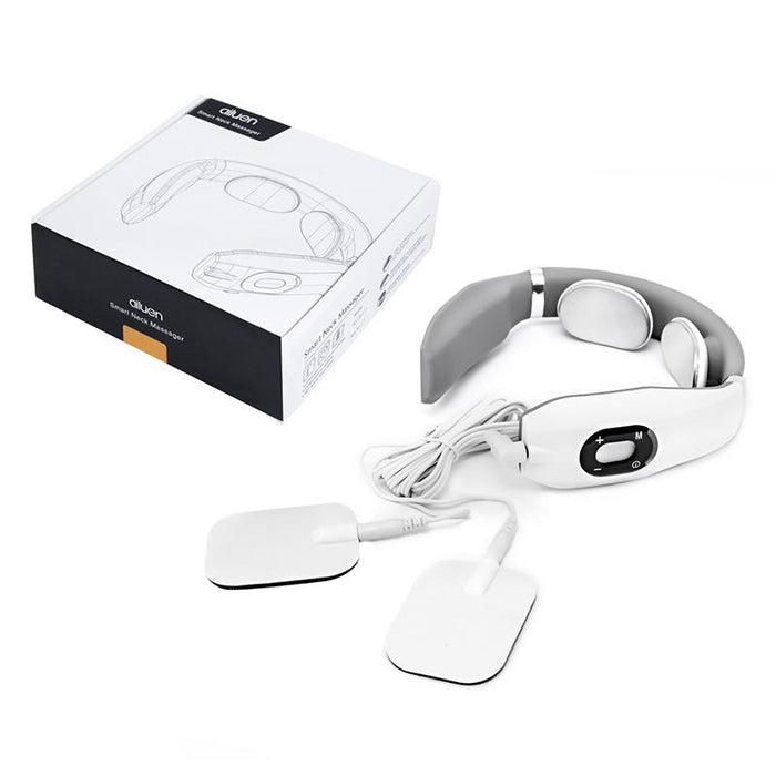 Intelligent Neck Massager Electromagnetic Vibration Black