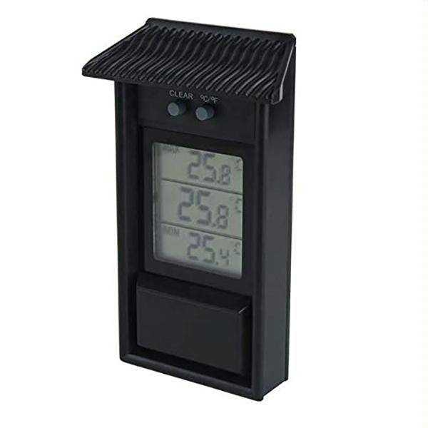 Outdoor Garden Fridge Waterproof Thermometer Eaves Shape