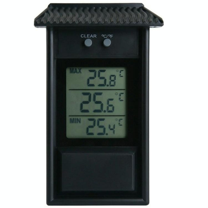 Outdoor Garden Fridge Waterproof Thermometer Eaves Shape