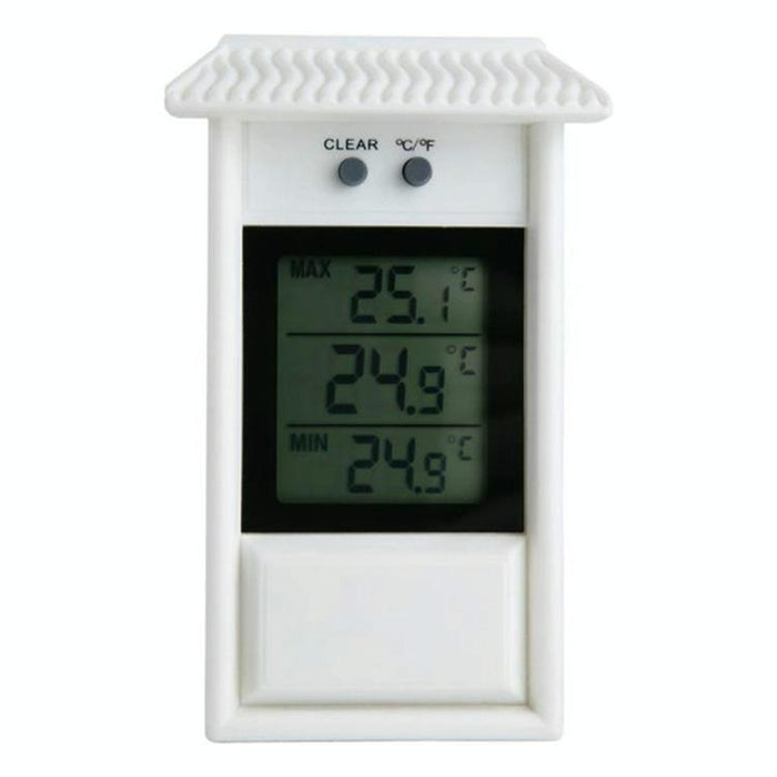Outdoor Garden Fridge Waterproof Thermometer Eaves Shape