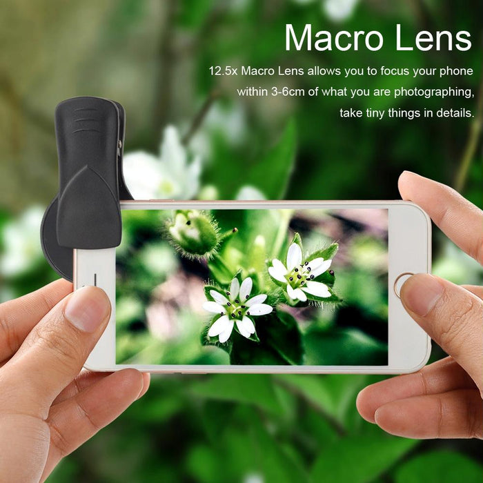 0.45X Ultra Wide Macro Combination Phone Lens With Clip Apl-0.45Xwm