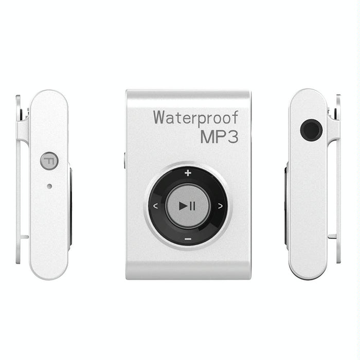 Waterproof Mp3 Player For Swimming & Diving 8Gb Memory Fm Radio Clip & Earphones