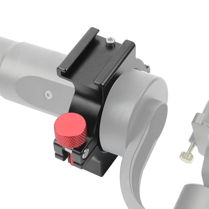 Hot Shoe Adapter Ring Microphone Mount For Smooth 4 Handle Gimbal Stabilizer Rode