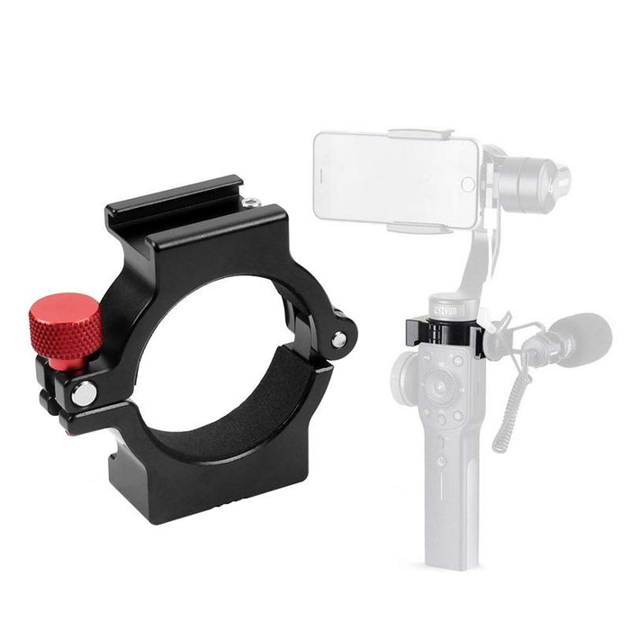 Hot Shoe Adapter Ring Microphone Mount For Smooth 4 Handle Gimbal Stabilizer Rode