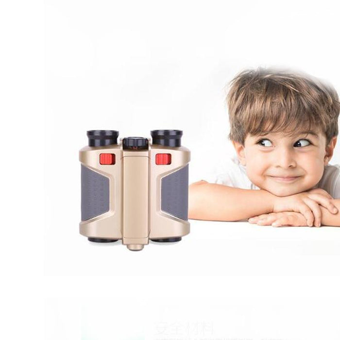 Children Night Vision Device 4X30 Binoculars With Lights Adjustable Focus Telescope