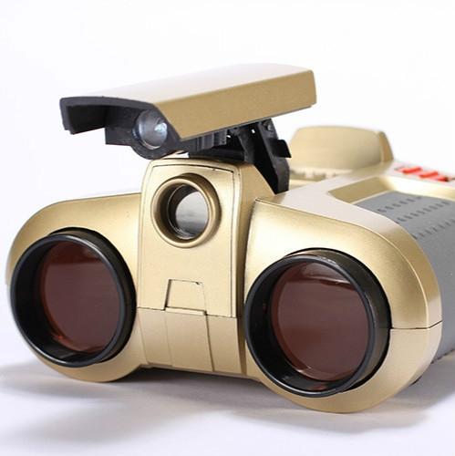 Children Night Vision Device 4X30 Binoculars With Lights Adjustable Focus Telescope