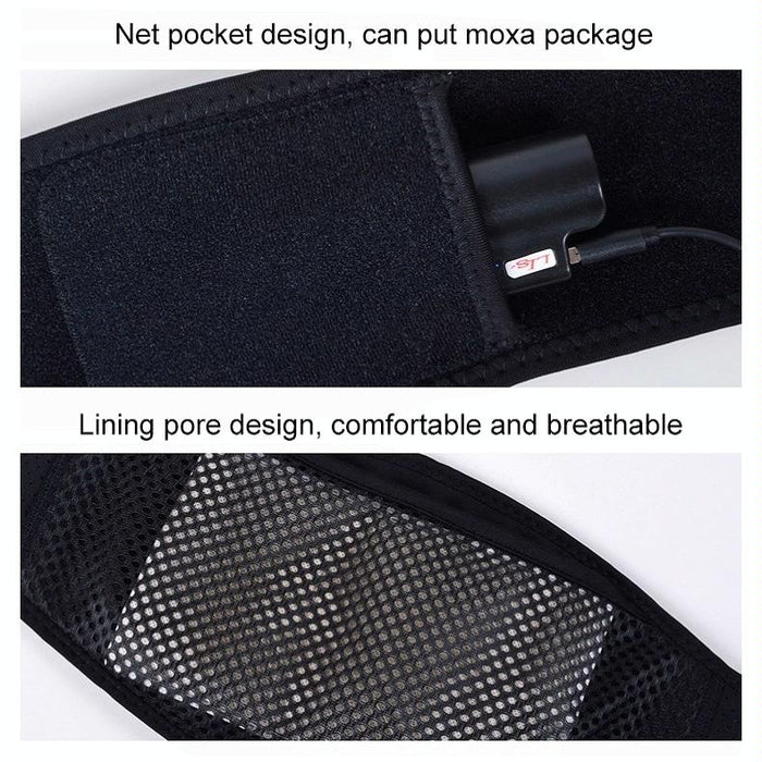 Electric Heating Waist Belt With Warm Hot Compress