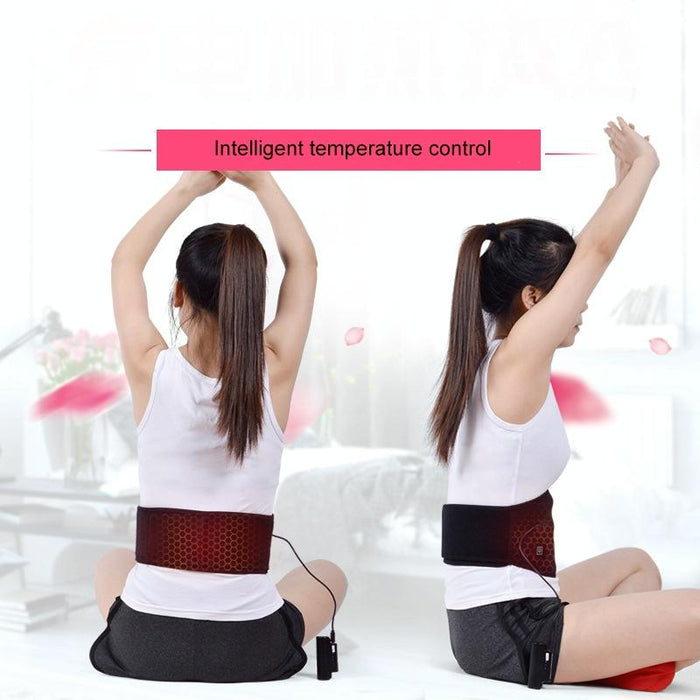 Electric Heating Waist Belt With Warm Hot Compress