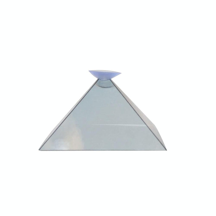 10-Piece 3D Pyramid Holographic Projection Film For Mobile Phones