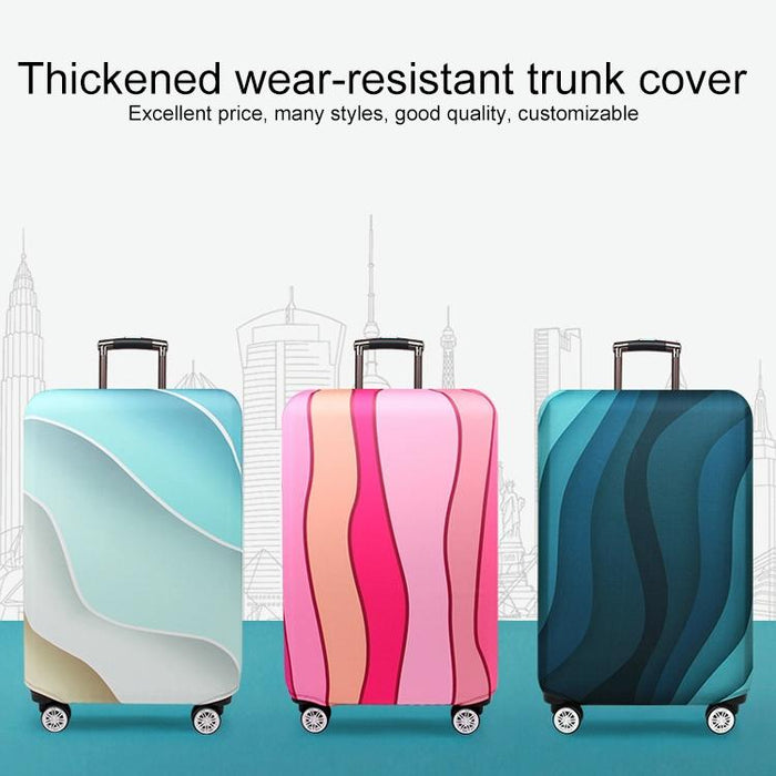 Travel Abrasion-Resistant Elastic Luggage Protective Suitcase Dust Covers - Size 22-24 Inch