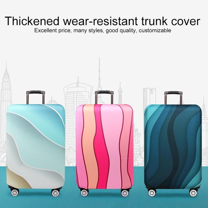 Travel Abrasion-Resistant Elastic Luggage Protective Suitcase Dust Covers - Size 22-24 Inch