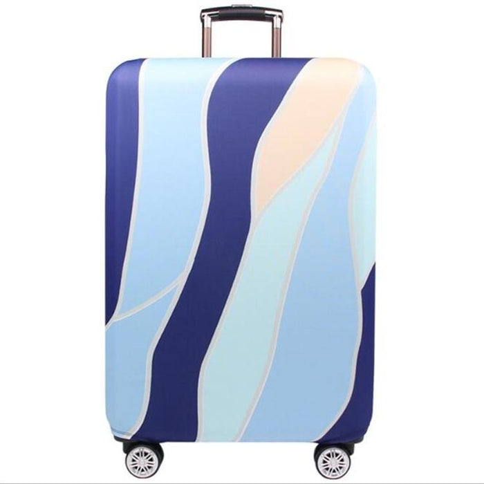 Travel Abrasion-Resistant Elastic Luggage Protective Suitcase Dust Covers - Size 25-28 Inch