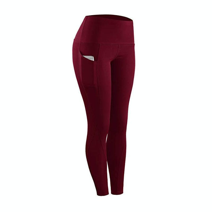 High Waist Slim Sports Leggings Women Tight Sportswear Size L