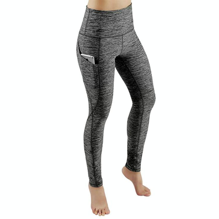 High Waist Slim Sports Leggings Women Tight Sportswear Size L