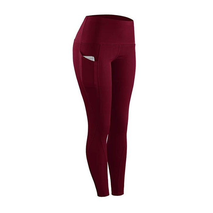 High Waist Slim Sports Leggings Women Tight Sportswear Size L