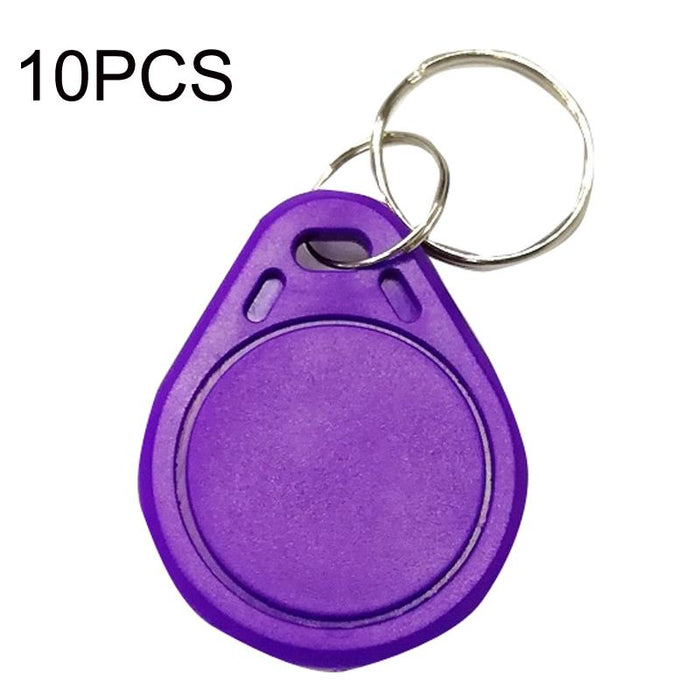 10Pcs Ic Access Control Card Entree Control M1 Compatibel Fudan Rfid 13.56Mhz Keyfob Sleutelhanger Tag Sleutelhanger
