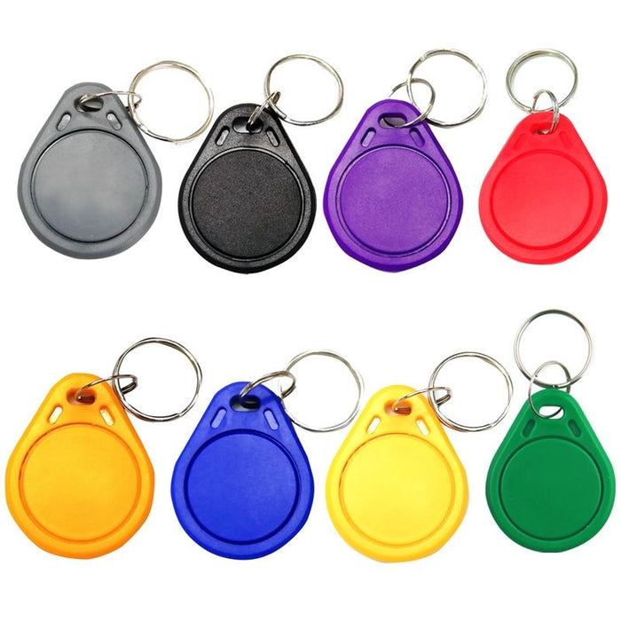 10Pcs Ic Access Control Card Entree Control M1 Compatibel Fudan Rfid 13.56Mhz Keyfob Sleutelhanger Tag Sleutelhanger
