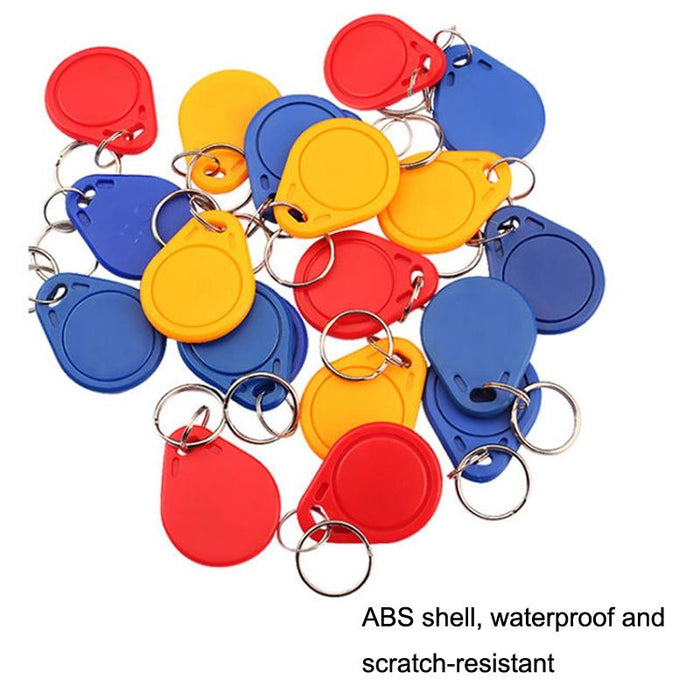 10Pcs Ic Access Control Card Entree Control M1 Compatibel Fudan Rfid 13.56Mhz Keyfob Sleutelhanger Tag Sleutelhanger