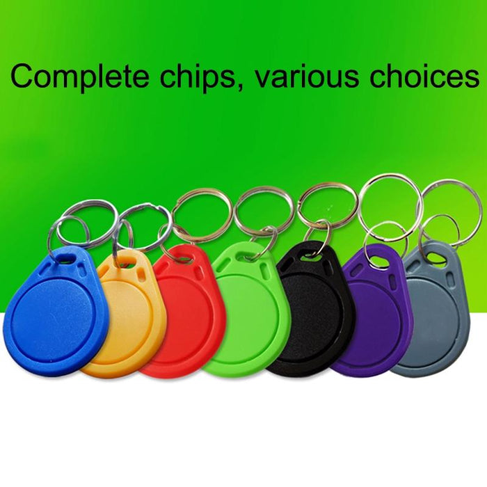 10Pcs Ic Access Control Card Entree Control M1 Compatibel Fudan Rfid 13.56Mhz Keyfob Sleutelhanger Tag Sleutelhanger