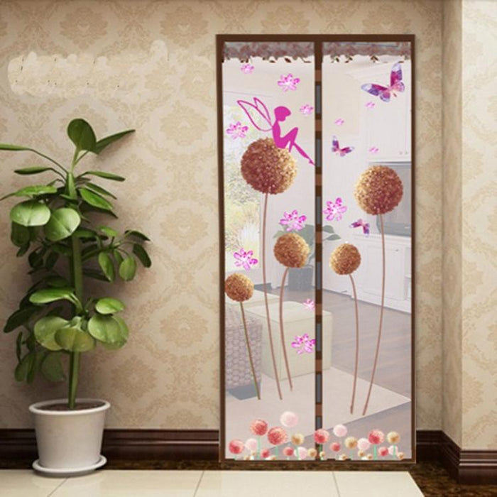 Summer Mosquito Curtain Magnetic Soft Screen Door Curtain - Size 90 X 210Cm