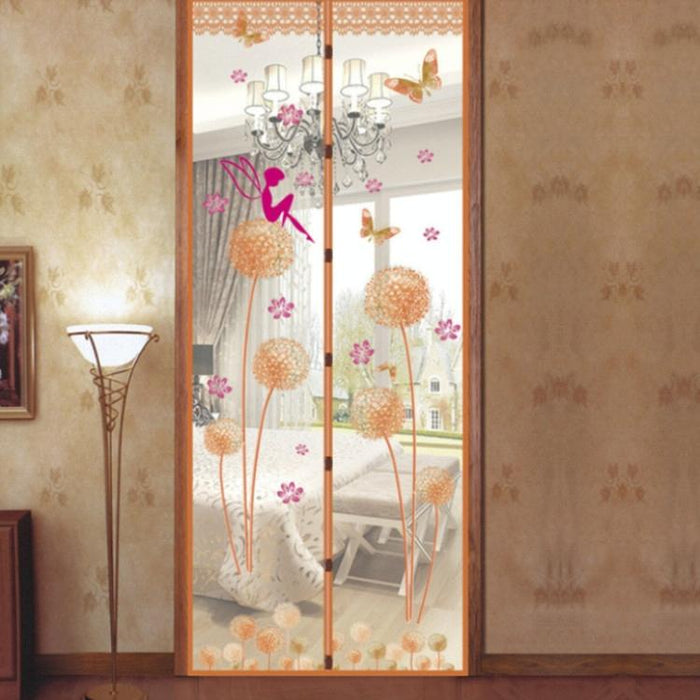 Summer Mosquito Curtain Magnetic Soft Screen Door Curtain - Size 90 X 210Cm