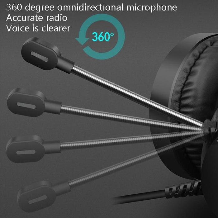 3.5Mm Luminous Wired Gaming Headset