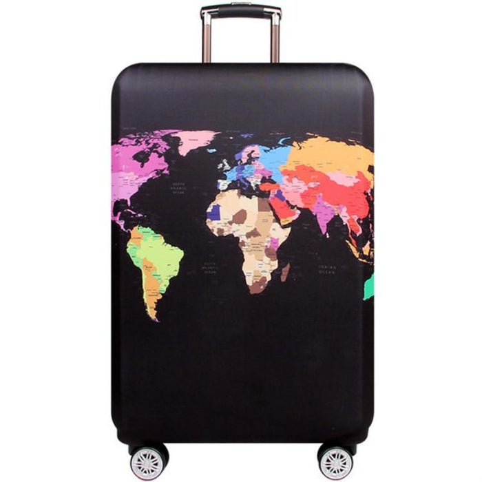 Travel Luggage Cover Suitcase Dustproof Scratch-Proof Protection Elastic Sleeve - Size M Size 22 To 24 Inch
