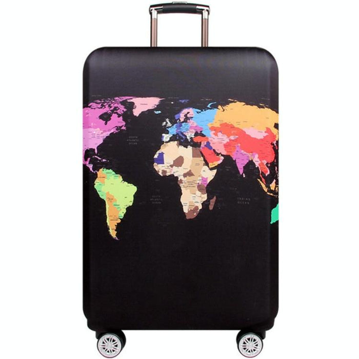 Travel Luggage Cover Suitcase Dustproof Scratch-Proof Protection Elastic Sleeve - Size L Size 26 To 28 Inch