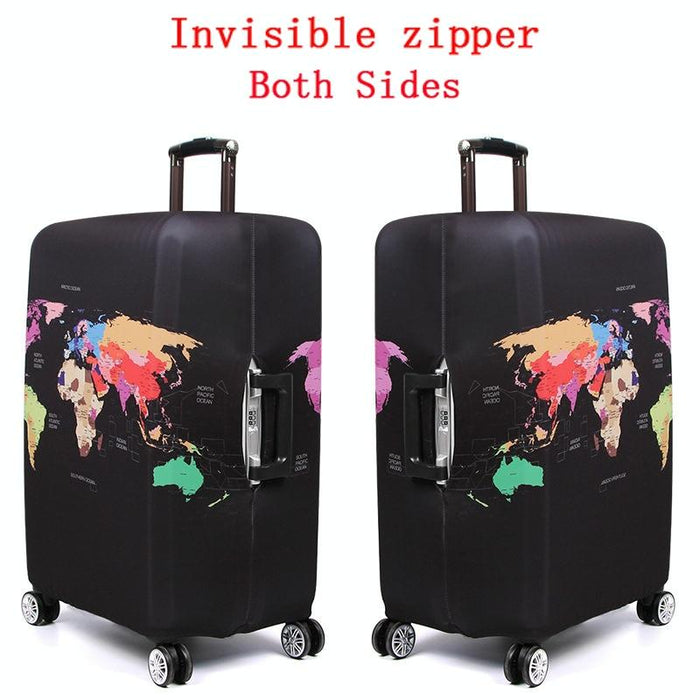 Travel Luggage Cover Suitcase Dustproof Scratch-Proof Protection Elastic Sleeve - Size L Size 26 To 28 Inch