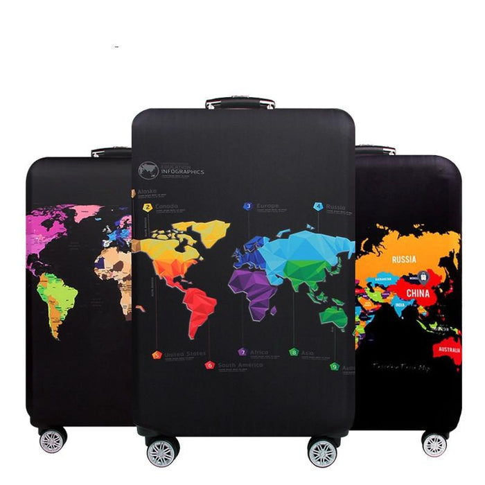 Travel Luggage Cover Suitcase Dustproof Scratch-Proof Protection Elastic Sleeve - Size Xl Size 29 To 32 Inch