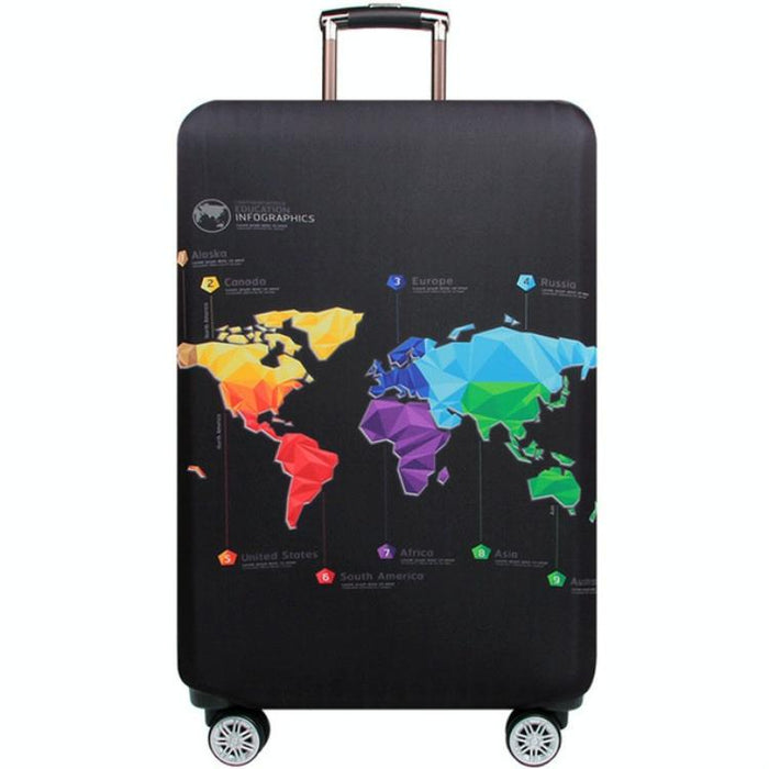 Travel Luggage Cover Suitcase Dustproof Scratch-Proof Protection Elastic Sleeve - Size Xl Size 29 To 32 Inch